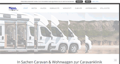 Desktop Screenshot of caravanklinik.de