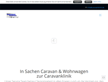Tablet Screenshot of caravanklinik.de